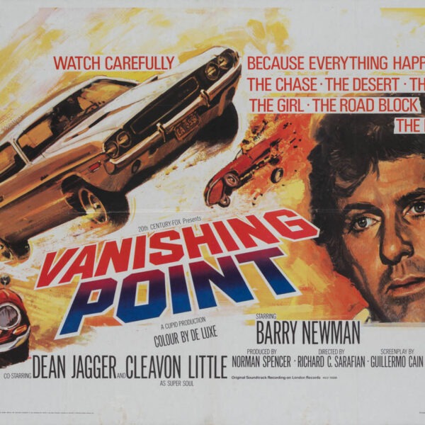 Movie poster for 1971's Vanishing Point